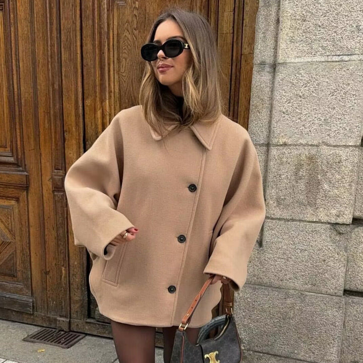 Oversized Collared Coat