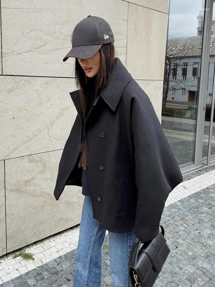 Oversized Collared Coat