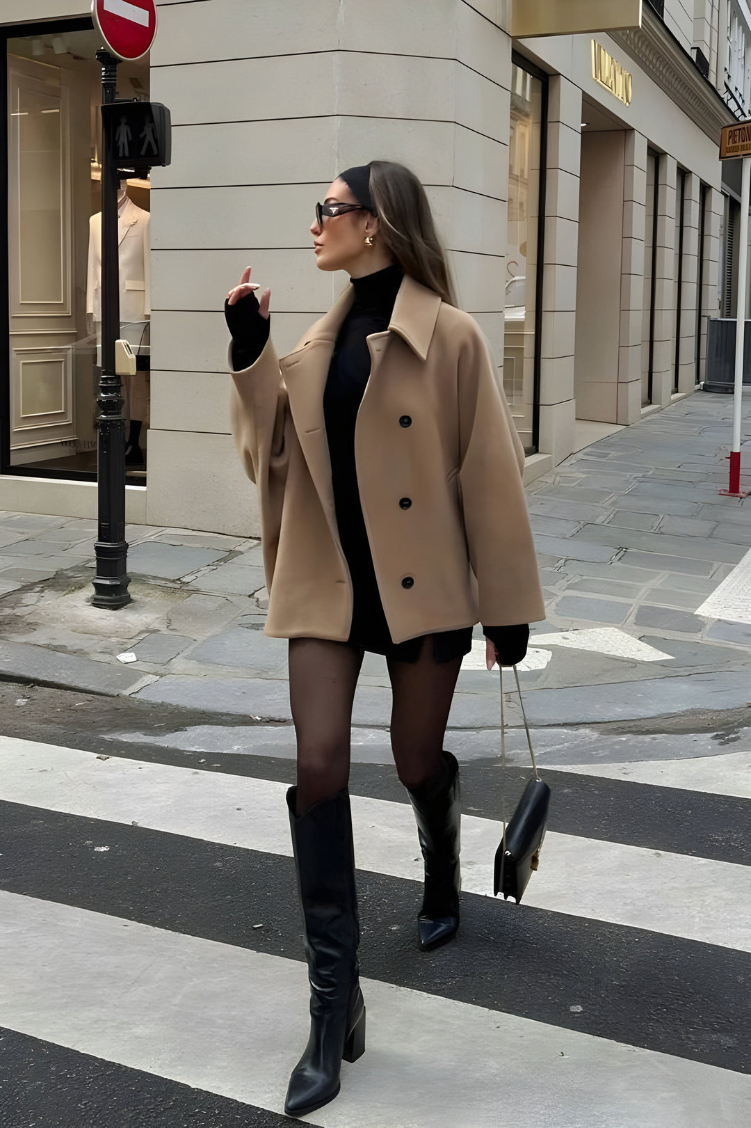 Oversized Collared Coat
