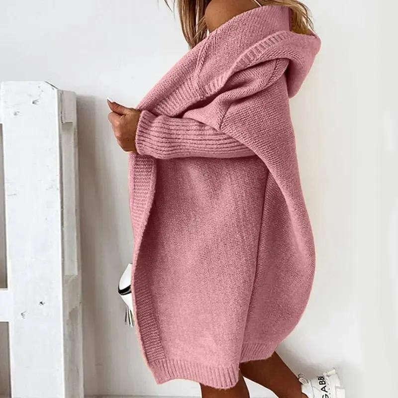Women's Cozy Oversized Hooded Cardigan – Effortless Style