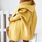 Women's Cozy Oversized Hooded Cardigan – Effortless Style