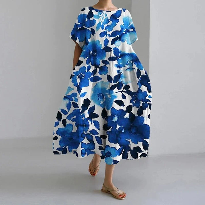 Jacklyn | Women's Relaxed Floral Midi Dress