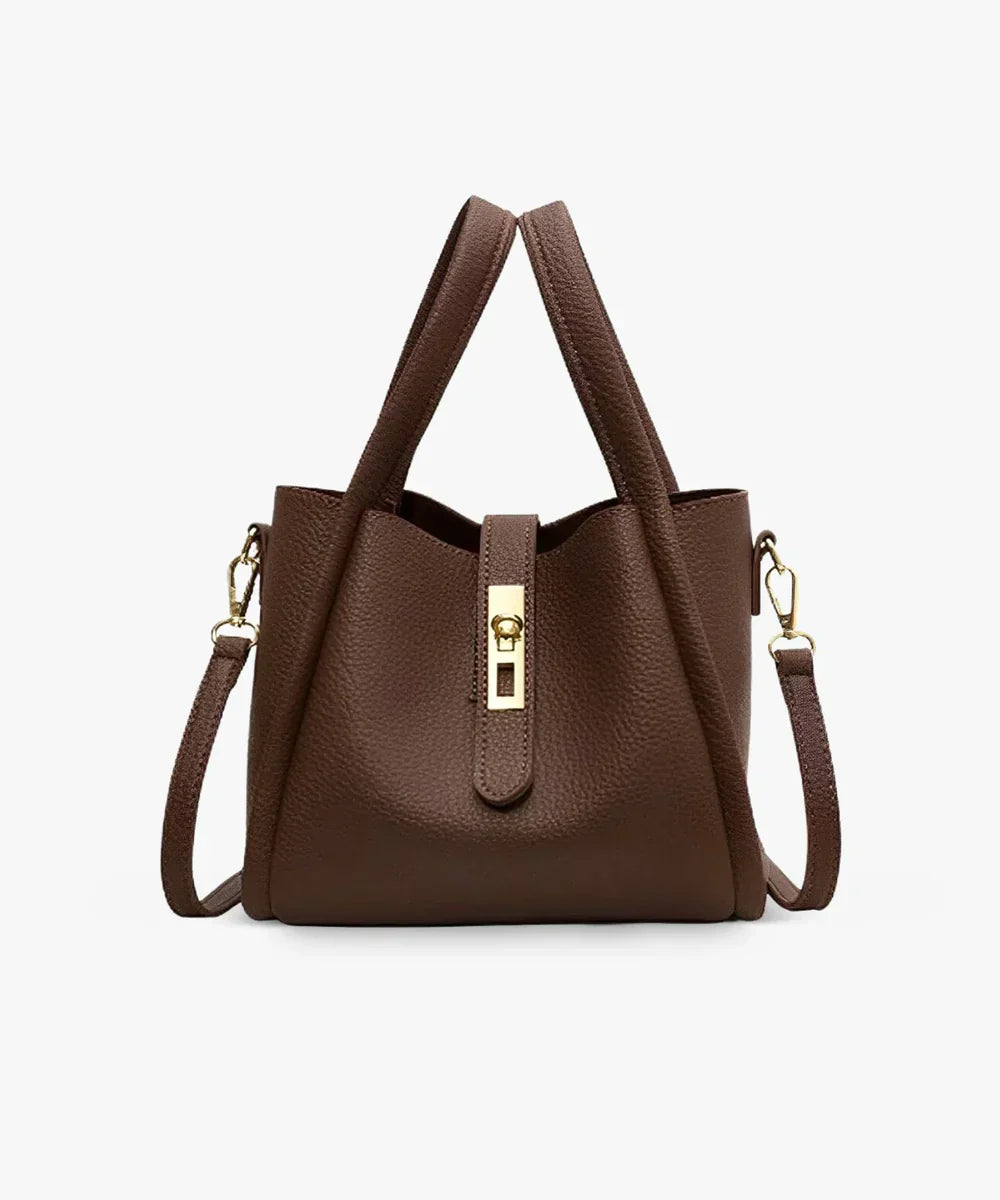 Anastasia | High Quality Vegan Leather Handbag Coffee