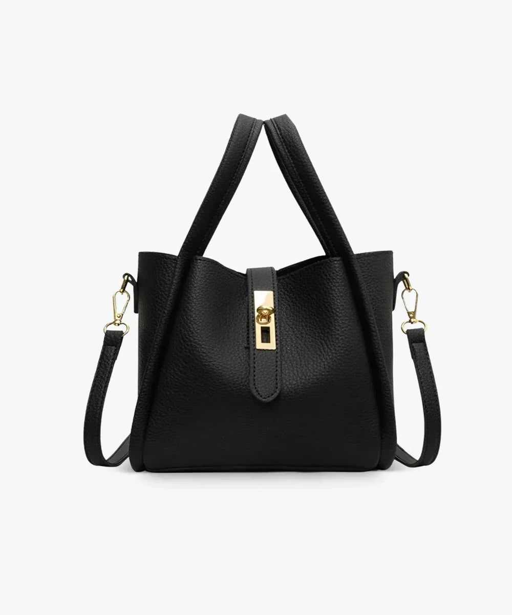 Anastasia | High Quality Vegan Leather Handbag Black