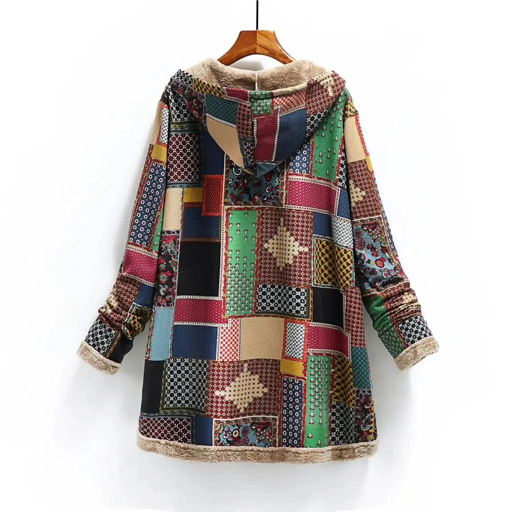 Patchwork Overcoat - Stylish and Versatile Outerwear