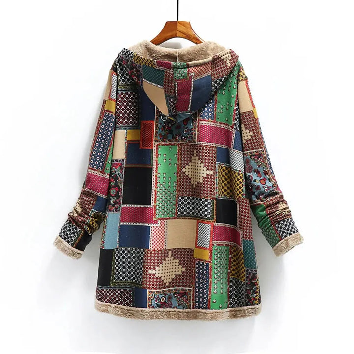 Patchwork Overcoat - Stylish and Versatile Outerwear
