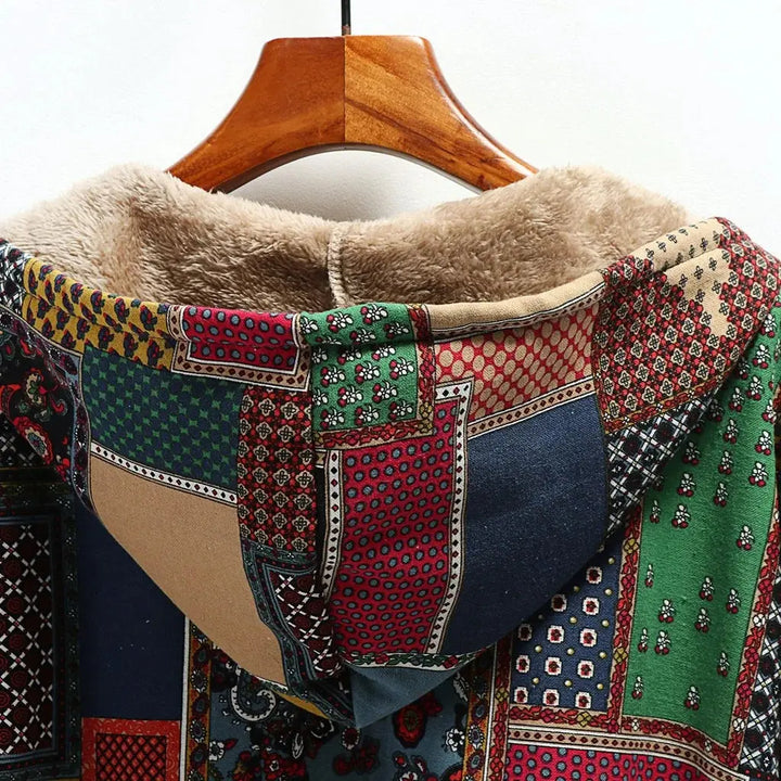 Patchwork Overcoat - Stylish and Versatile Outerwear