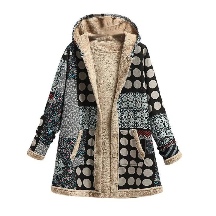 Patchwork Overcoat - Stylish and Versatile Outerwear Gray