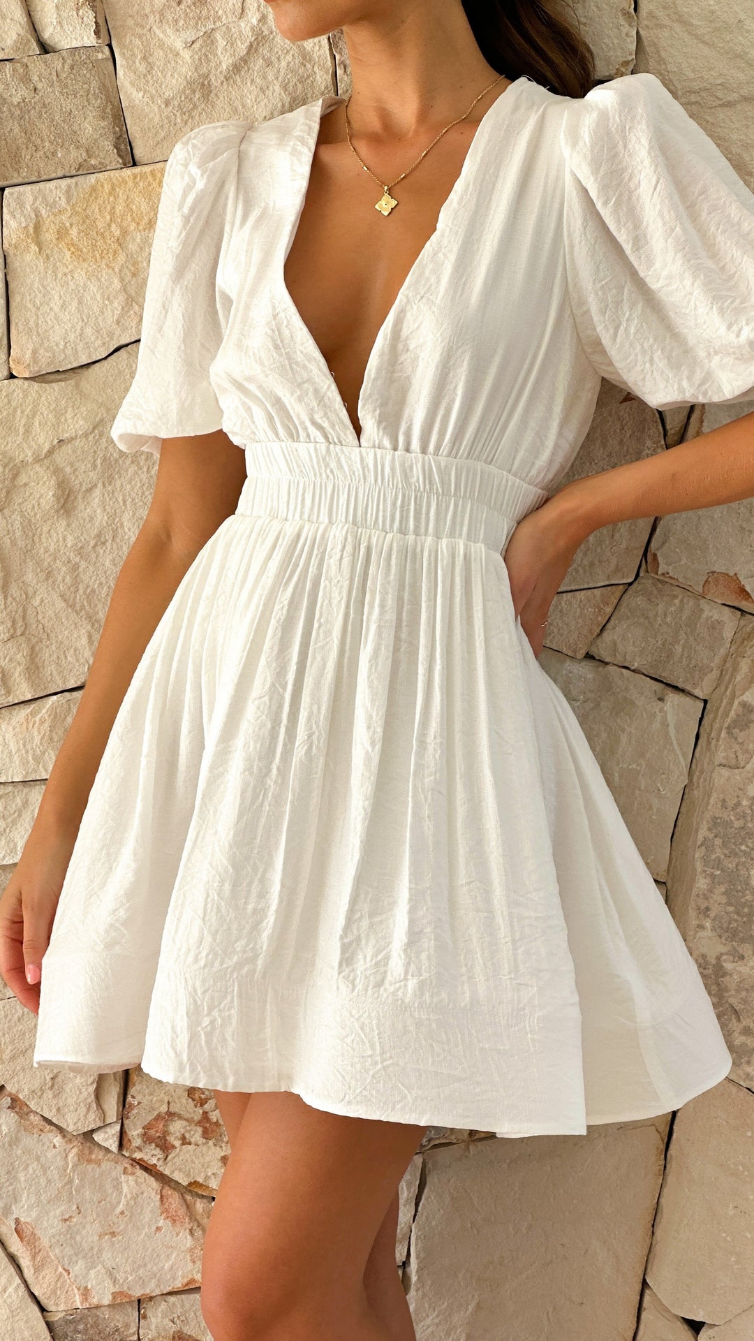 Katie | Women's Spring Puff Sleeve Dress