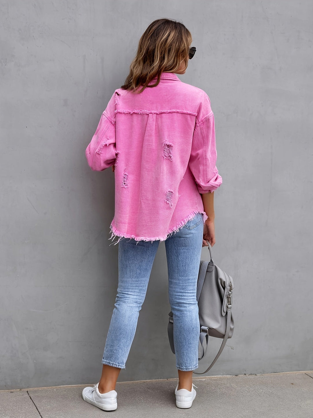 Plus-Size Denim Jacket