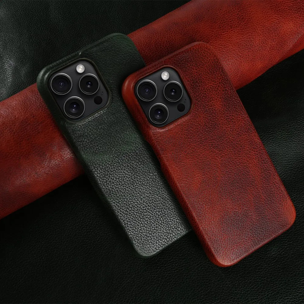 Premium Leather iPhone Case