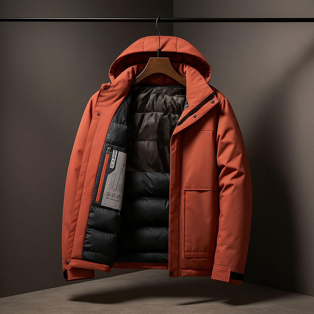 Prescott Men's Down Jacket Coral