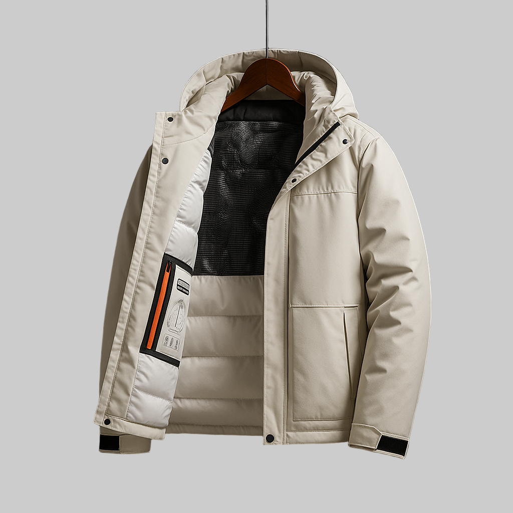 Prescott Men's Down Jacket Off-White