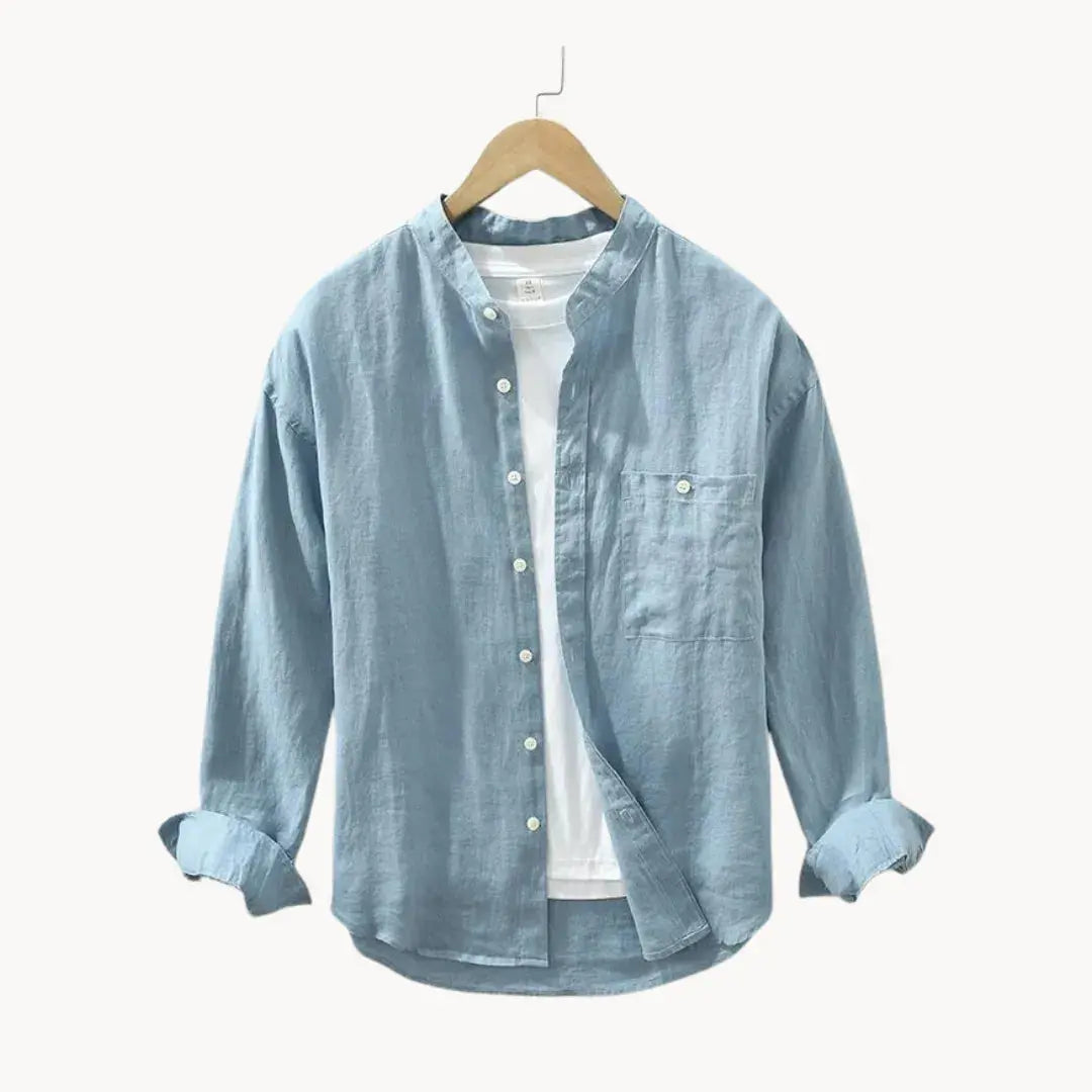 Prestige Casual Linen Shirt-MODAUTLET