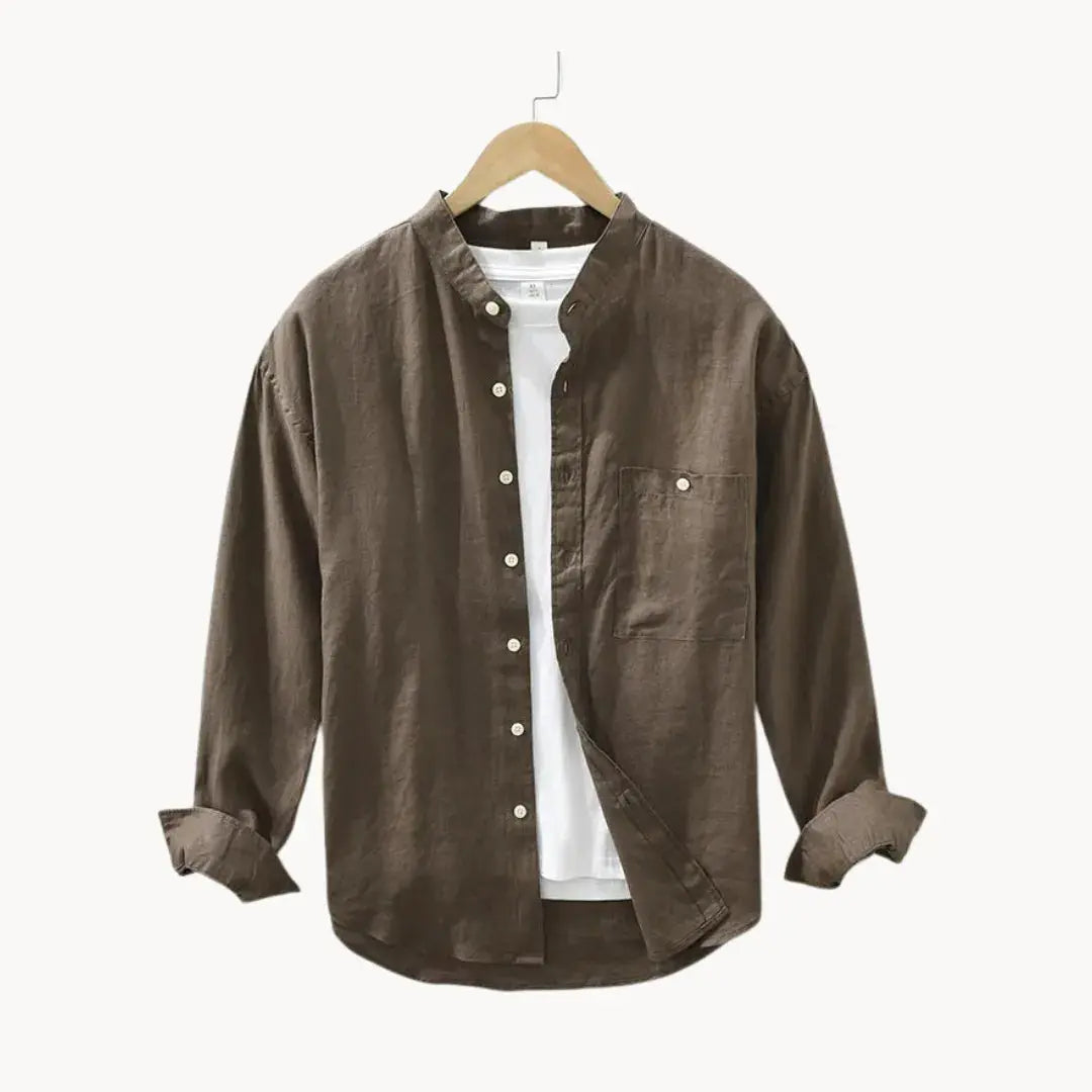 Prestige Casual Linen Shirt-MODAUTLET