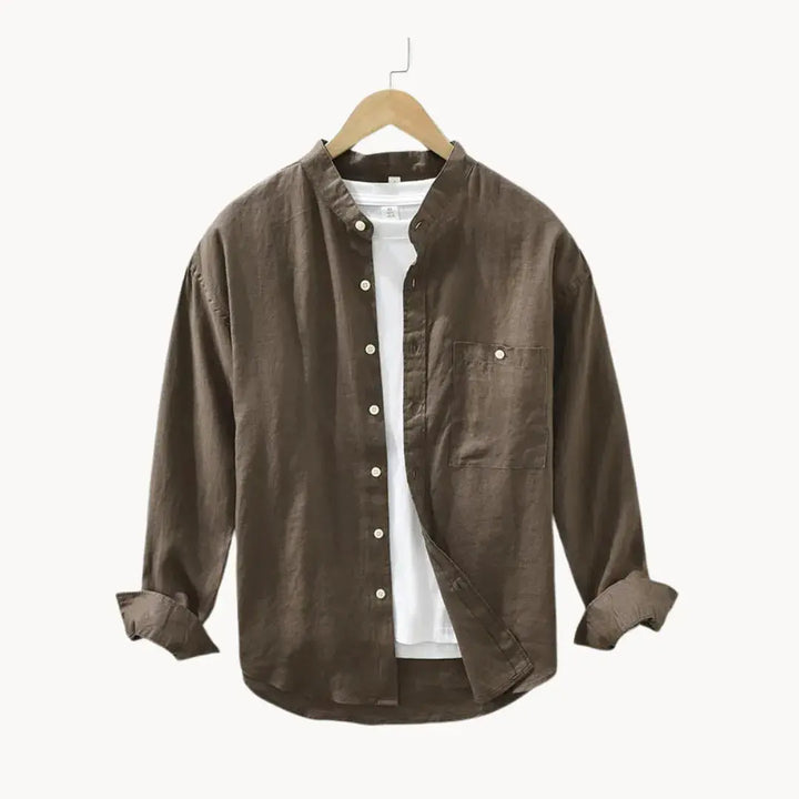 Prestige Casual Linen Shirt-MODAUTLET