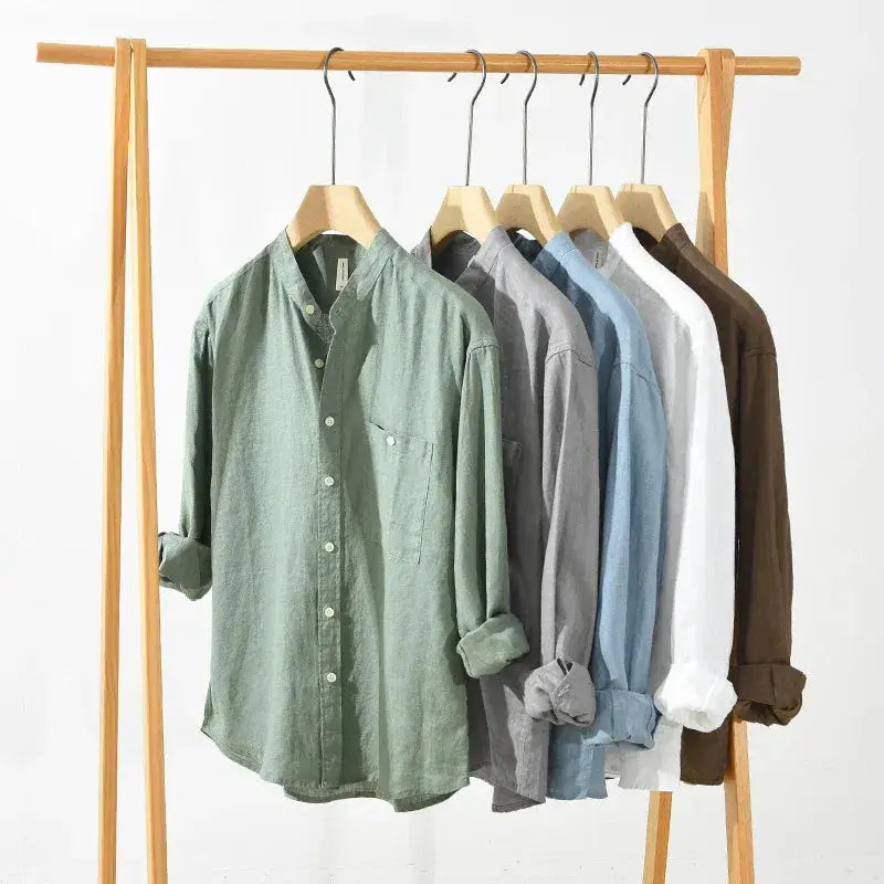 Prestige Casual Linen Shirt-MODAUTLET