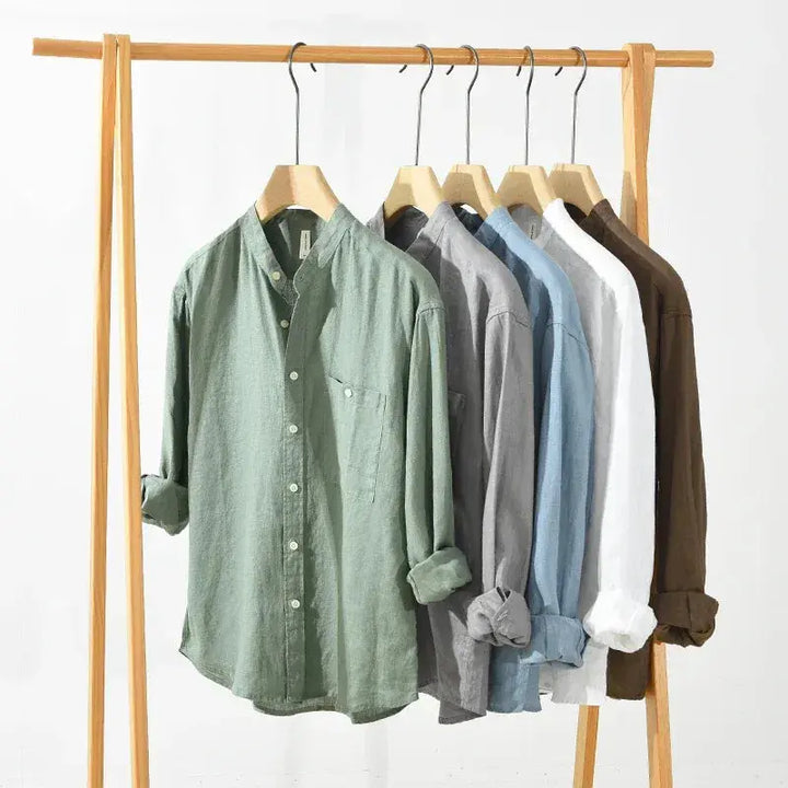Prestige Casual Linen Shirt-MODAUTLET