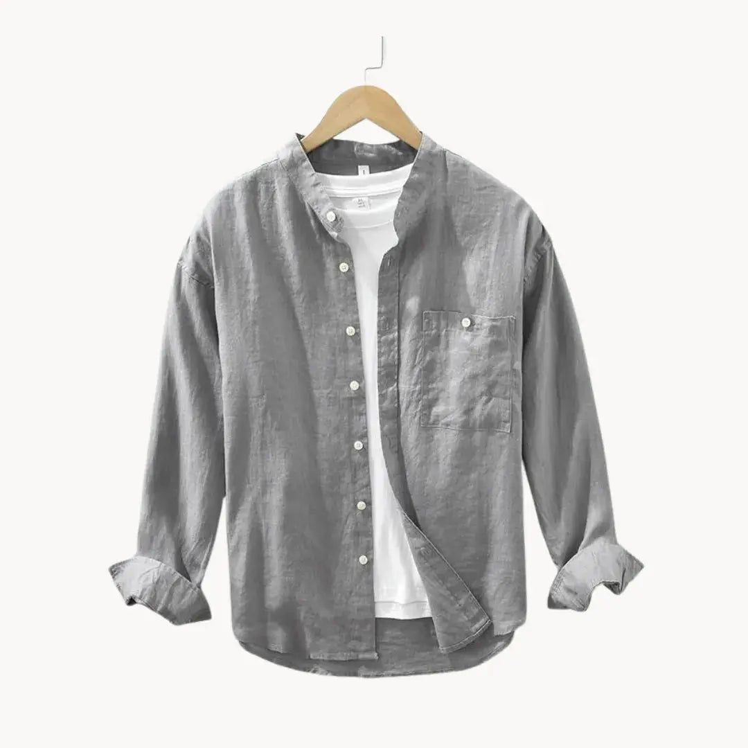 Prestige Casual Linen Shirt-MODAUTLET