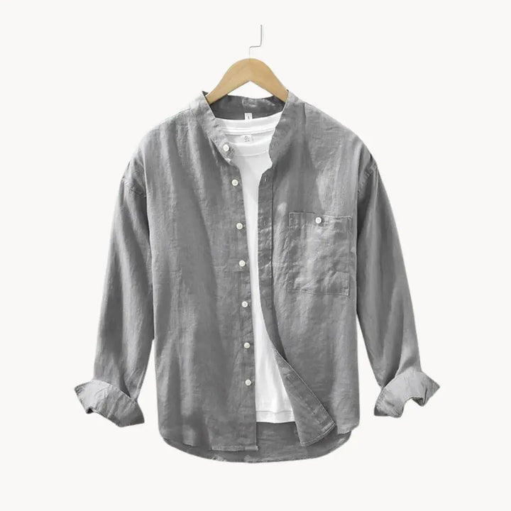 Prestige Casual Linen Shirt-MODAUTLET