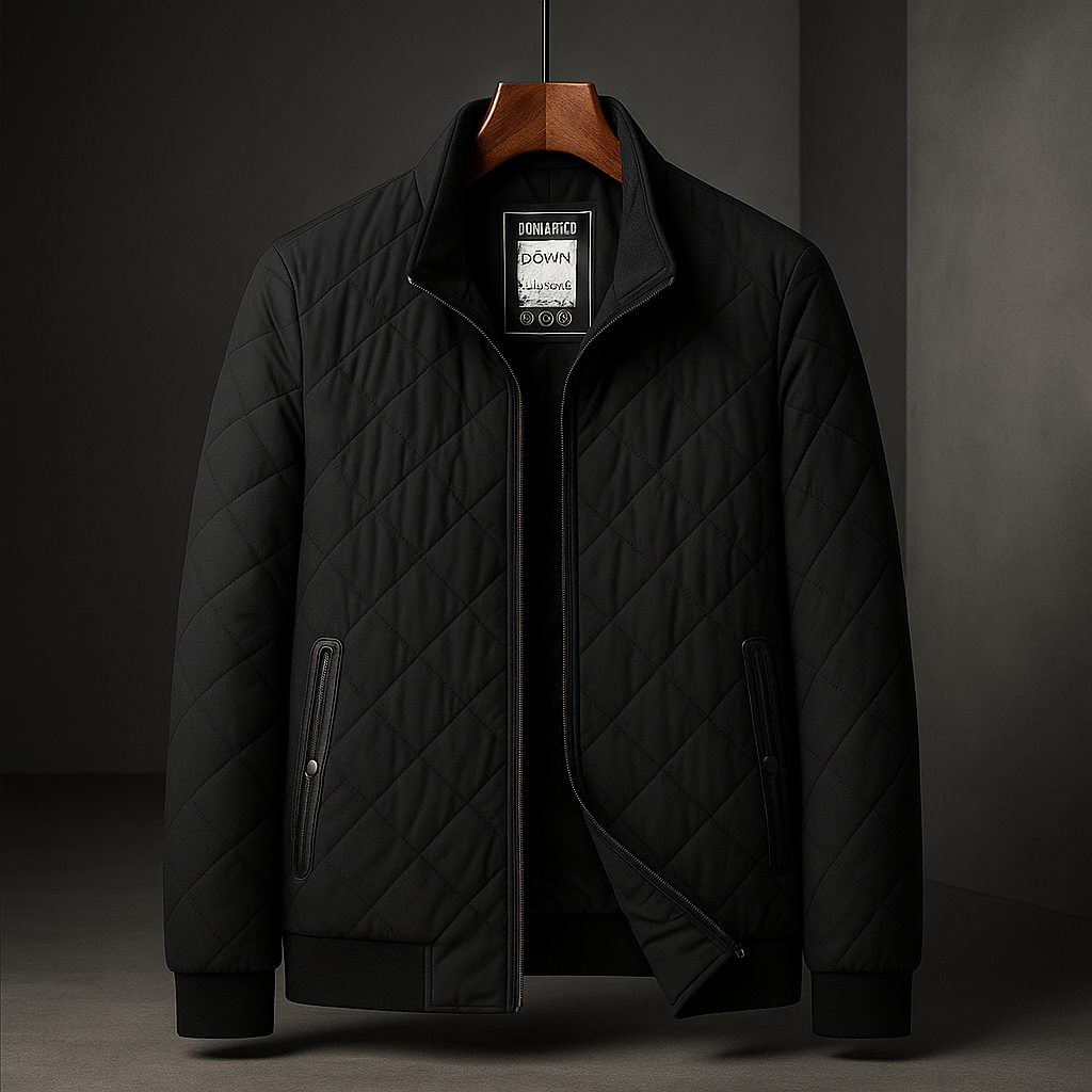 Quilted Outdoor Jacket Carbon