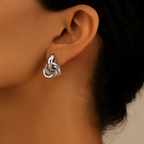 Stylish Union Loop Earrings for Elegant Looks