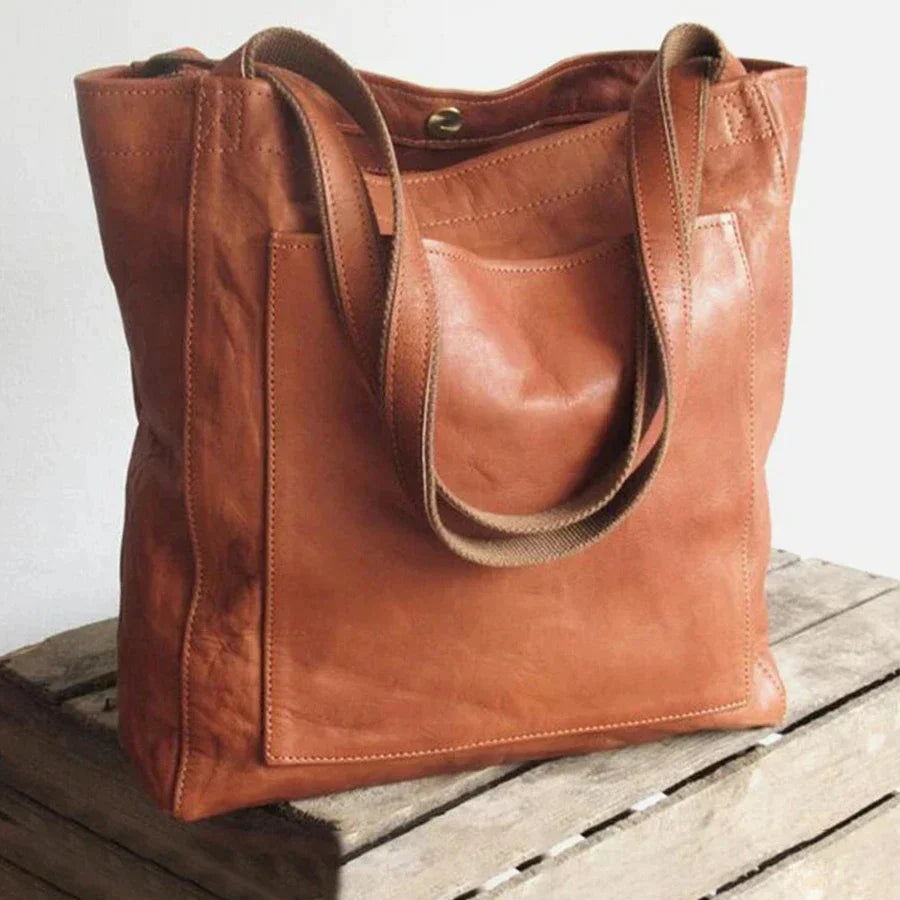 Leather Shoulder Bag For Women Stylish Everyday Carryall-MODAUTLET