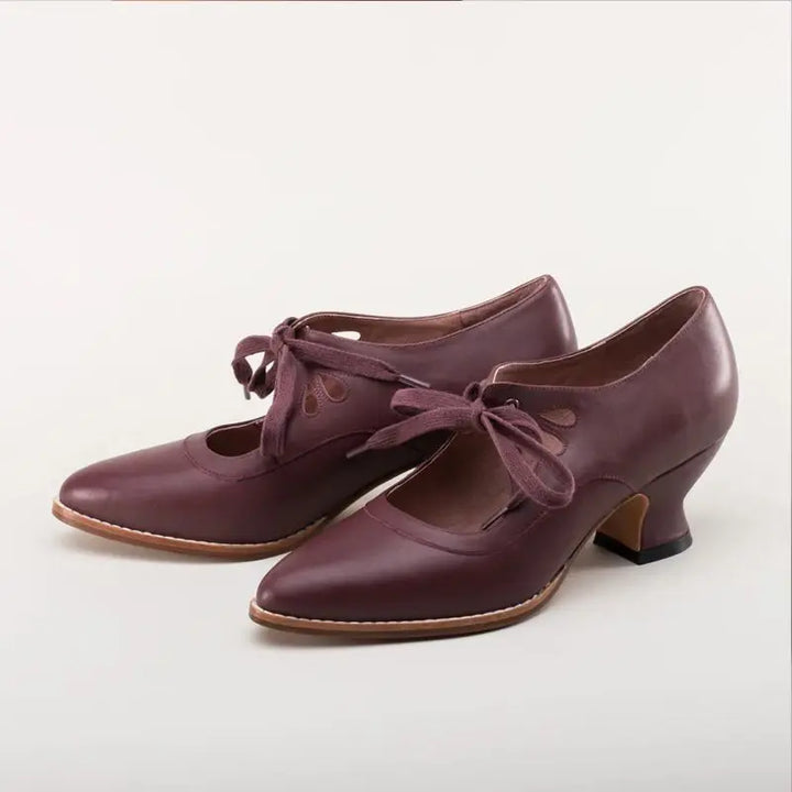Angela | Orthopedic Leather Heeled Sandals-MODAUTLET