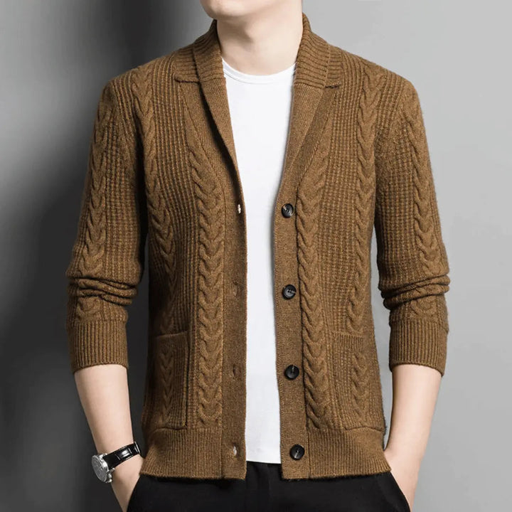 Reverie Jacquard Knit Cardigan