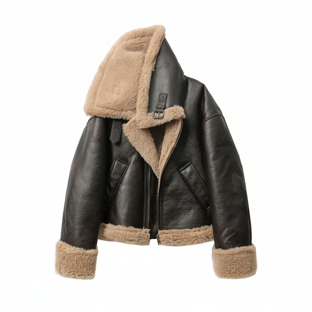 Reversible Double-Sided Short Jacket – Cozy Luxe Layering Coat