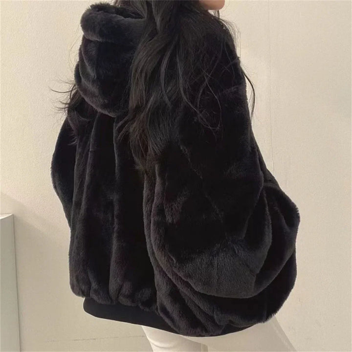 Reversible Hooded Jacket With Pockets For Women Everyday