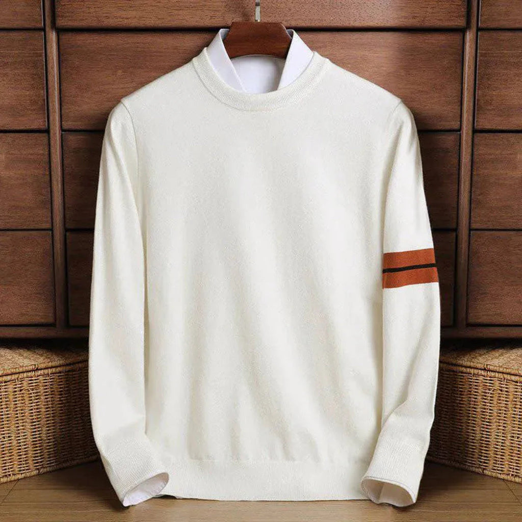 Classic Crewneck Sweater White