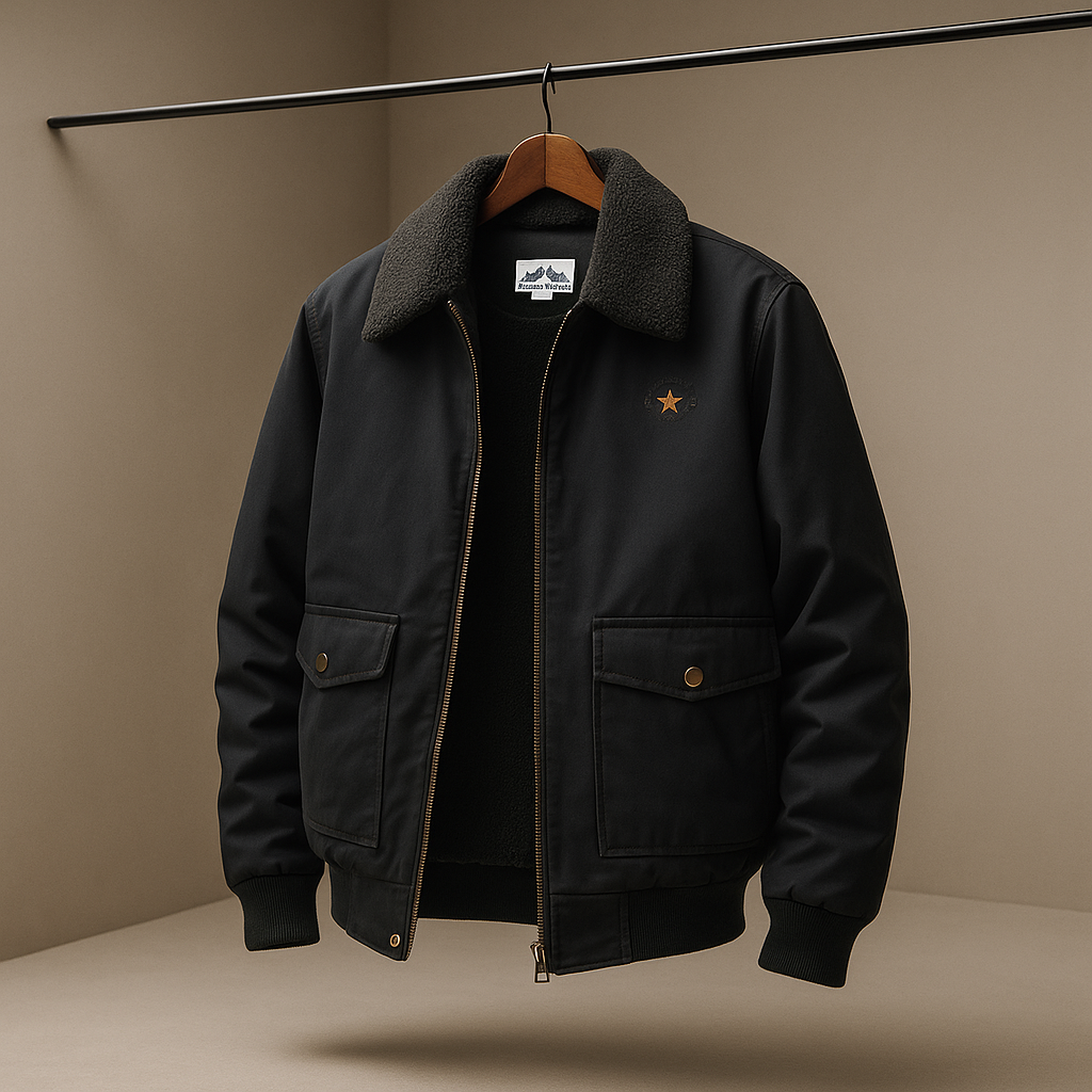 Ricky Aviator Men's Jacket Carbon
