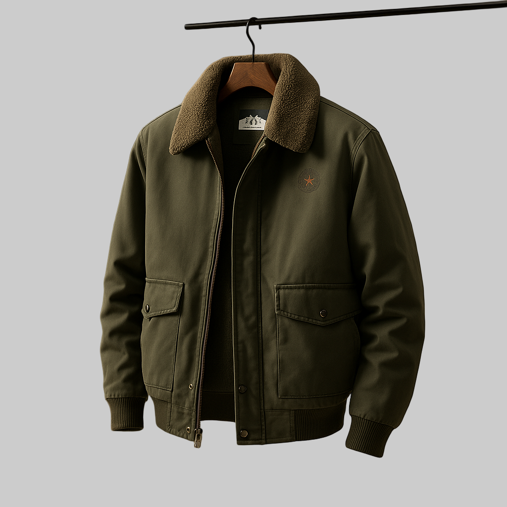 Ricky Aviator Men's Jacket Army