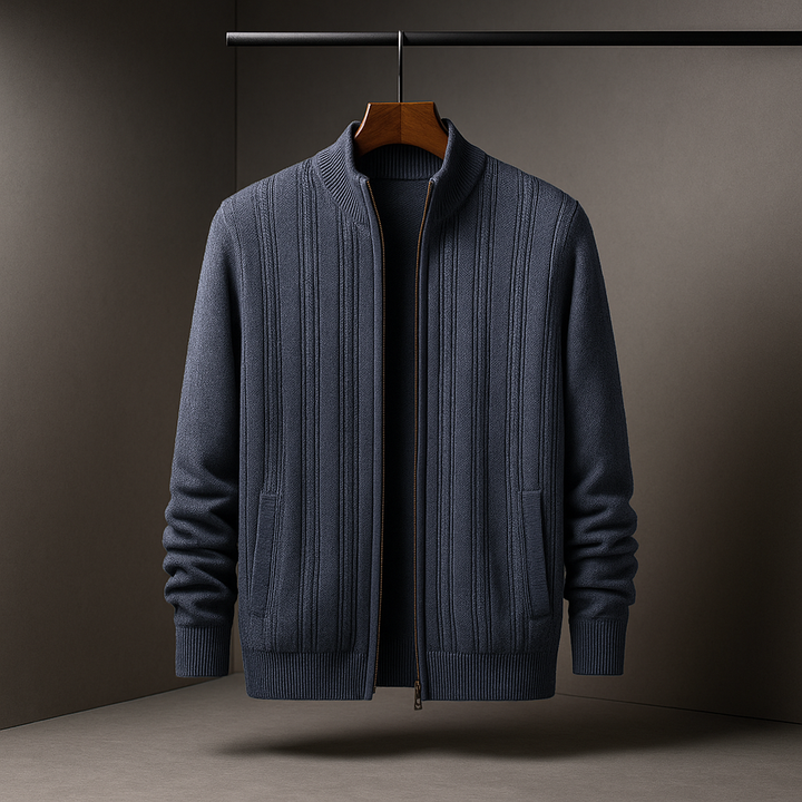 Ridgeport Wool Cardigan Medium Gray