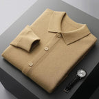 Button-Up Wool Cardigan for Women Beige