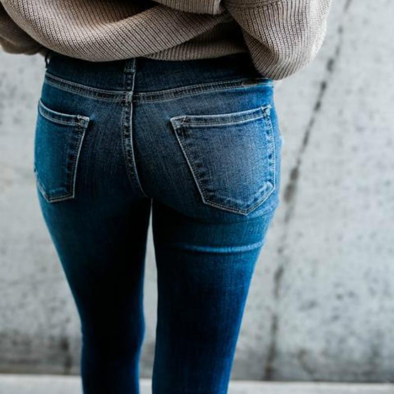 Skinny Ripped Jeans for Women-MODAUTLET