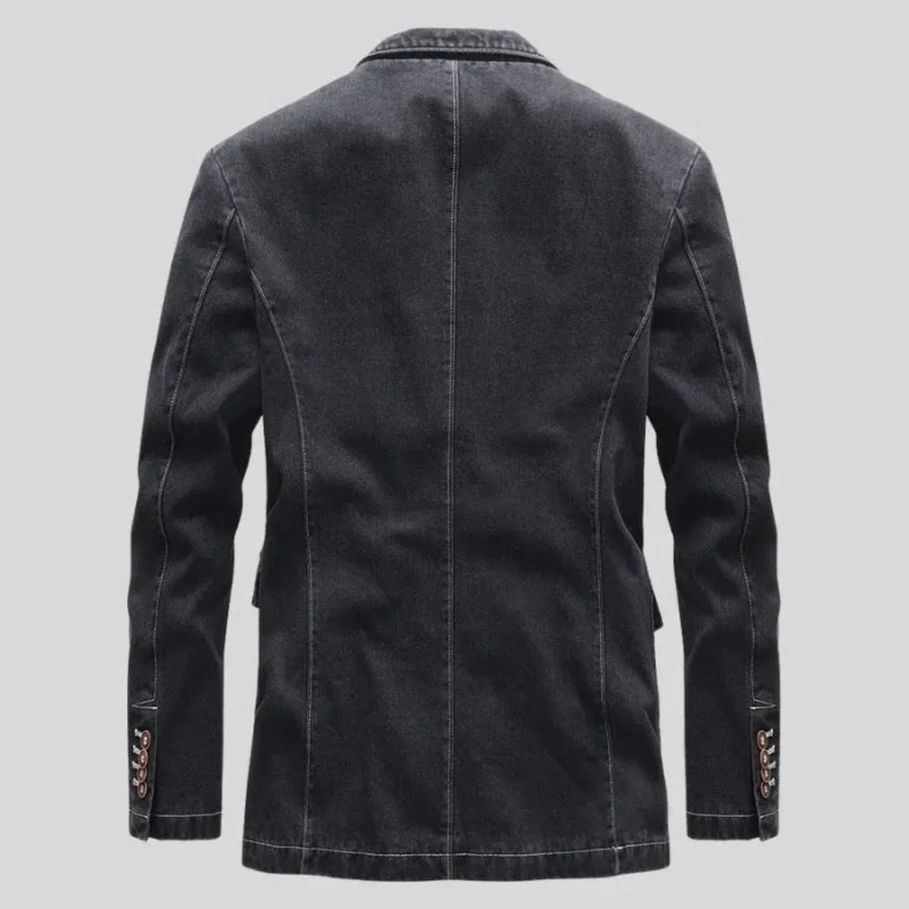 Rugged Denim Blazer for Men