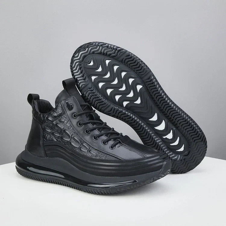 Men's Rugged Textured Street Sneakers-MODAUTLET