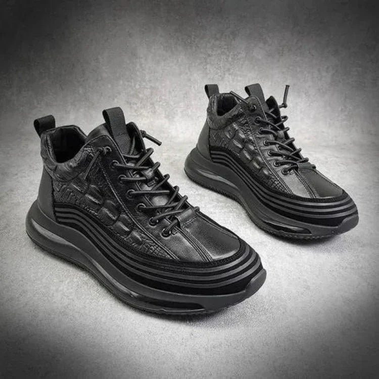 Men's Rugged Textured Street Sneakers