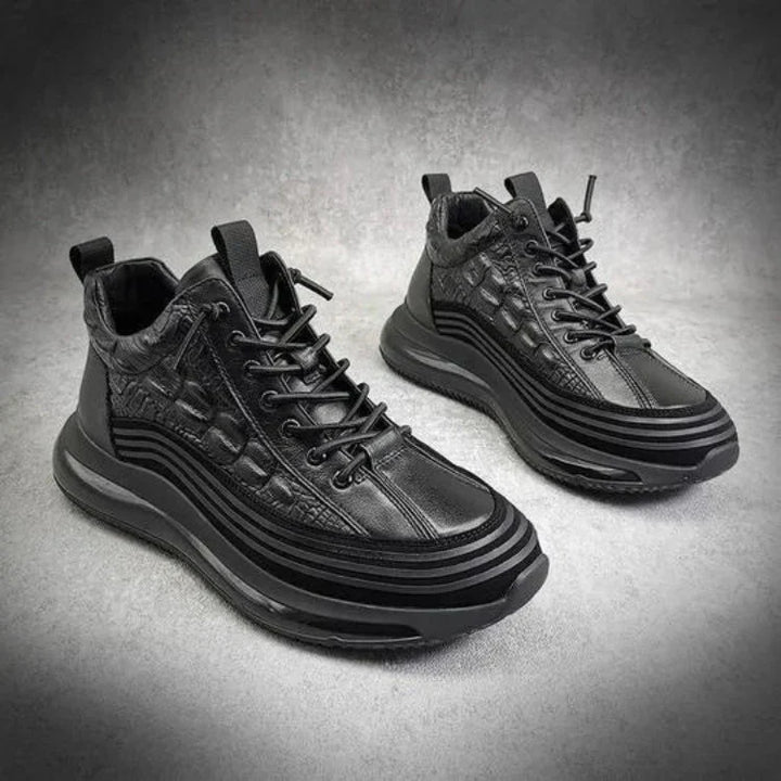 Men's Rugged Textured Street Sneakers-MODAUTLET
