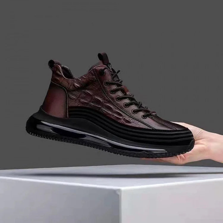 Men's Rugged Textured Street Sneakers-MODAUTLET