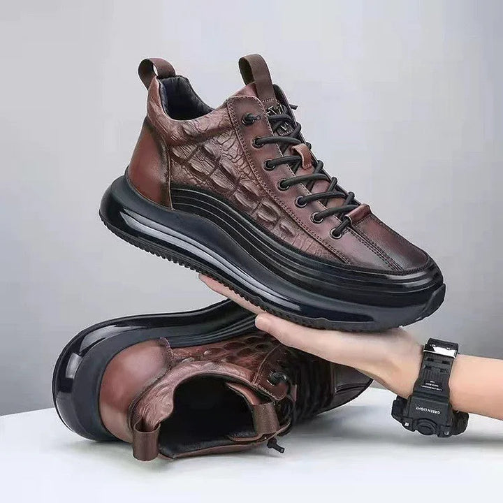 Men's Rugged Textured Street Sneakers-MODAUTLET