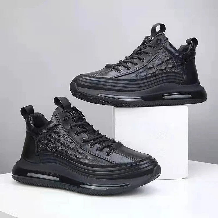 Men's Rugged Textured Street Sneakers-MODAUTLET