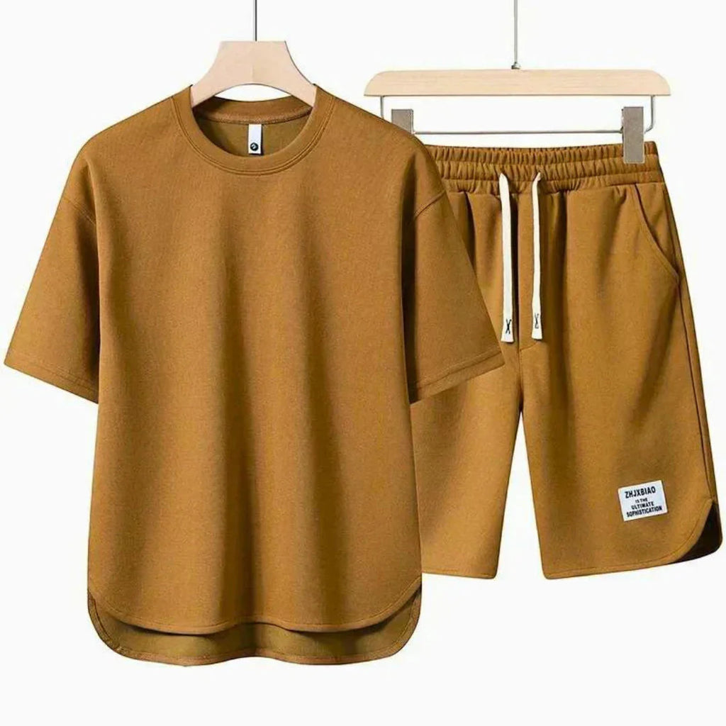Casual Summer Co-Ord Set for Effortless Style Brown