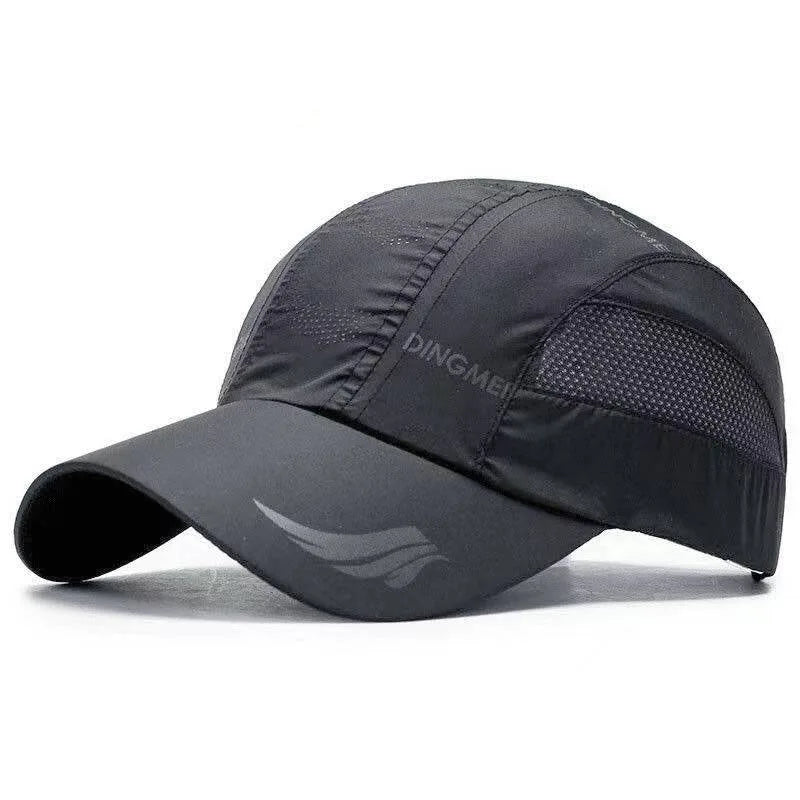 Quick‑Dry Mesh Sports Cap Dark Gray 56-60cm