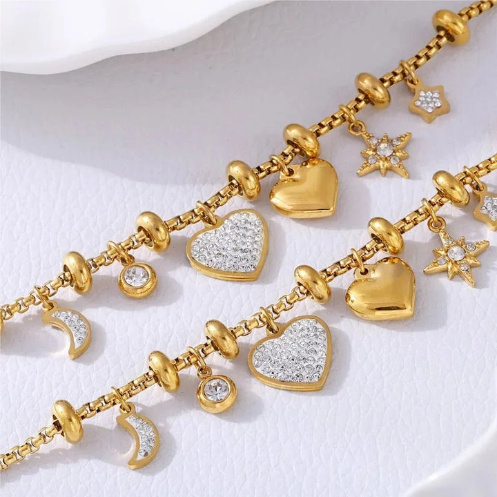 Charming Heart Bracelet-MODAUTLET