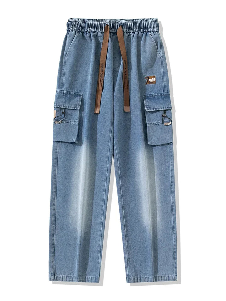 Men's Voyage Denim Cargo Pants-MODAUTLET