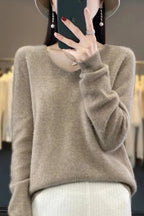 Women's Cozy Luxe Sweater - Harmonia Camel