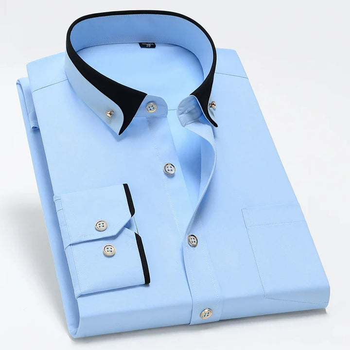 Men's Avant Garde Button-Down Shirt-MODAUTLET
